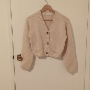 Oak + Fort Chunky Cardigan